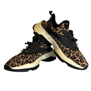 Women's Steve Madden Myles NY90 Leopard Sneakers Size 11, EUC